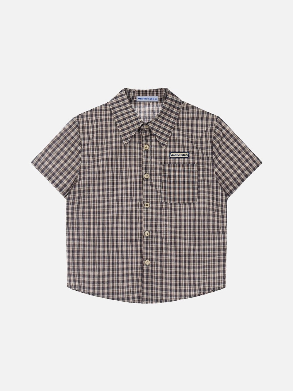 Aelfric Eden Small Plain Button-Up Shirt